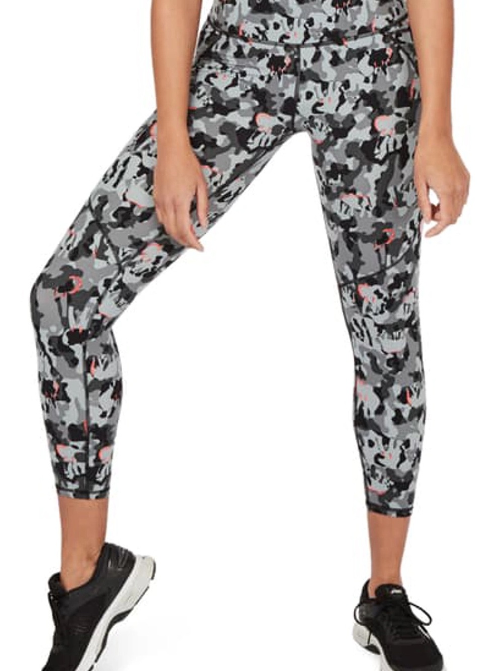 Sweaty Betty Women’s Power Workout Leggings Elephant Grey Camo Print 7/8 XXS GYM